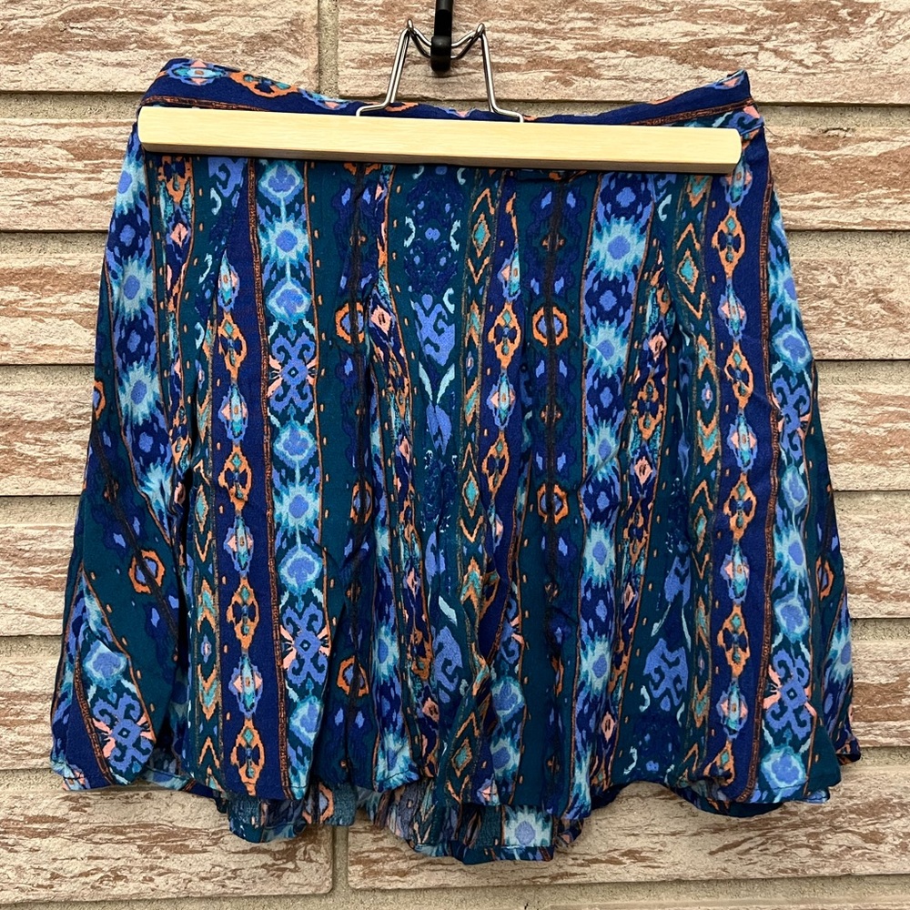 Forever 21 Funky Blue Skirt